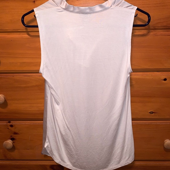 Sleeveless Cowl Neck Silk Blouse - Picture 2 of 3